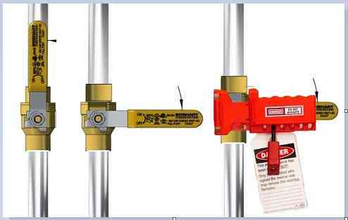 ball valve lock out tag out