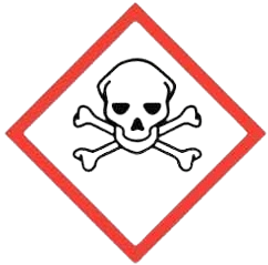 skull and crossbones sign poison or toxic material